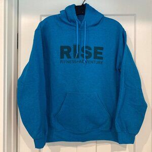 RISE Fitness & Adventure Hooded Sweatshirt - Turquoise